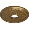 Ekena Millwork Tirana Ceiling Medallion (Fits Canopies up to 4 3/4"), 13 7/8"OD x 3 3/4"ID x 1 1/4"P, Pale Gold CM13TIPAS - alternate 3